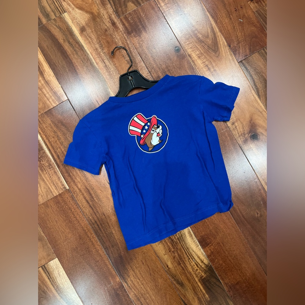 BUCKYS BABY T (fits like a fitted crop top)💙